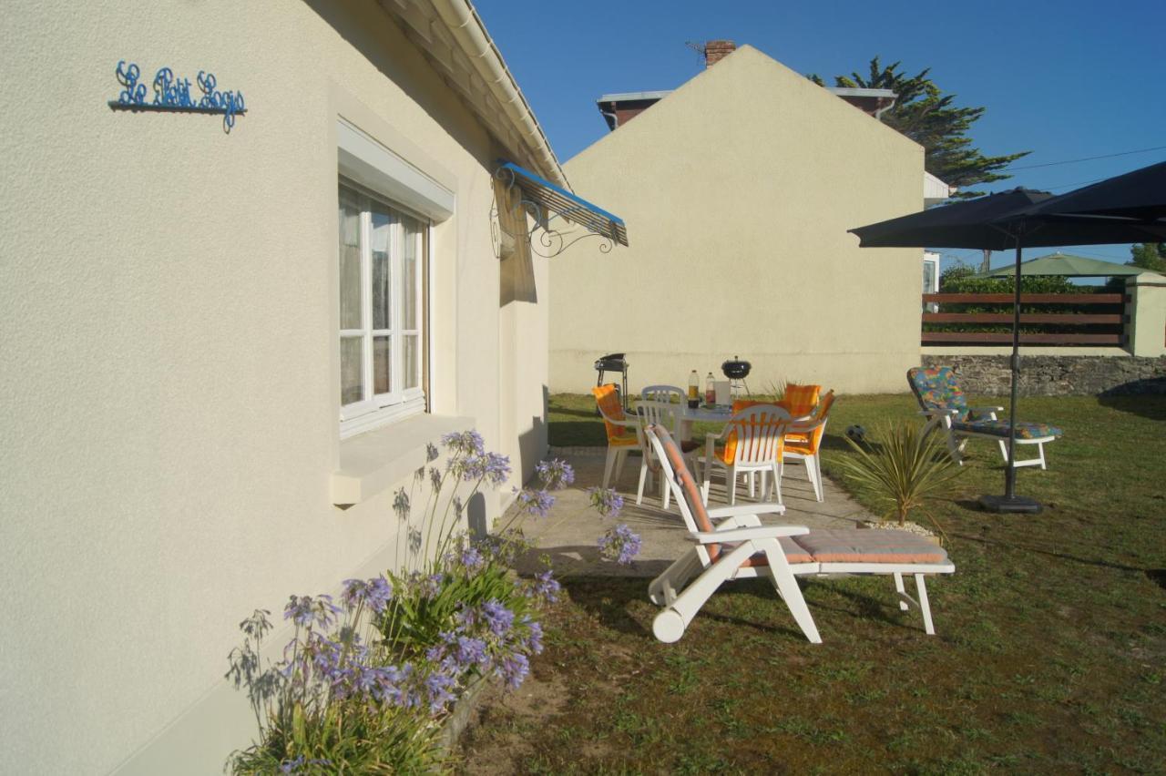 Le Petit Logis De Barneville Plage Wc Exterieur Dış mekan fotoğraf